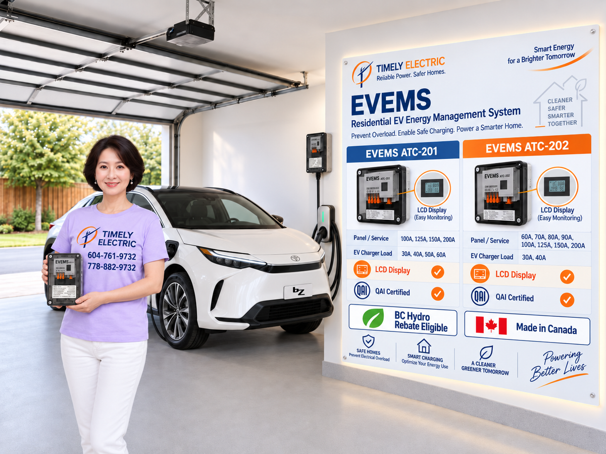 EV Charger Without a Panel Upgrade | EVEMS Canada