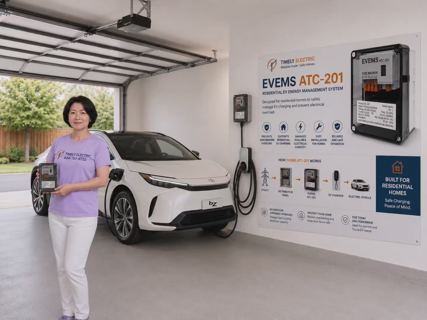 Electrical Vehicle Energy Management System (EVEMS) 100-200Amp